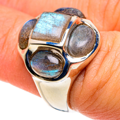 Labradorite Rings handcrafted by Ana Silver Co - RING82997