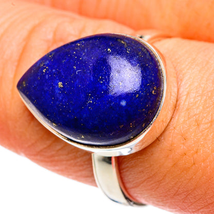 Lapis Lazuli Rings handcrafted by Ana Silver Co - RING83000