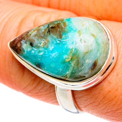 Peruvian Opal Rings handcrafted by Ana Silver Co - RING83001