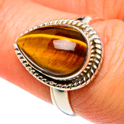 Tiger Eye Rings handcrafted by Ana Silver Co - RING83008