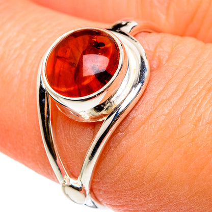 Baltic Amber Rings handcrafted by Ana Silver Co - RING83013