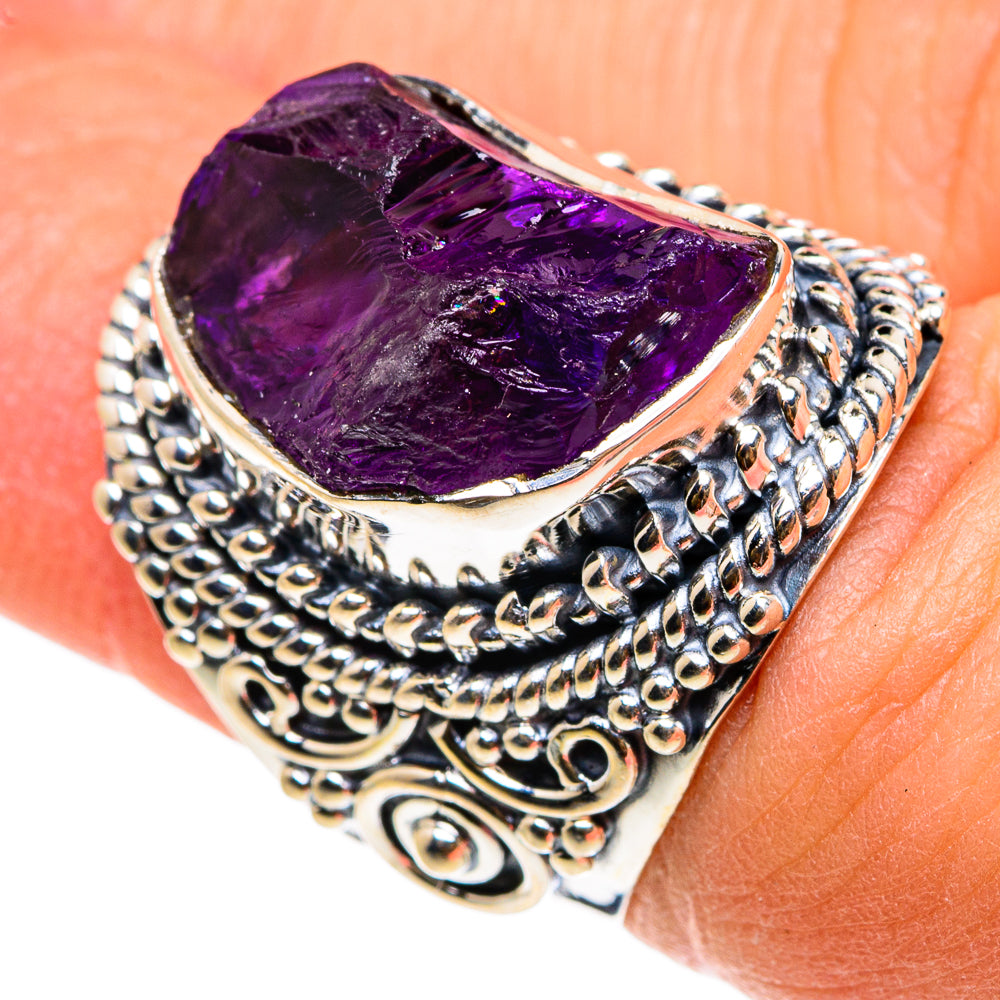 Amethyst Rings handcrafted by Ana Silver Co - RING83018