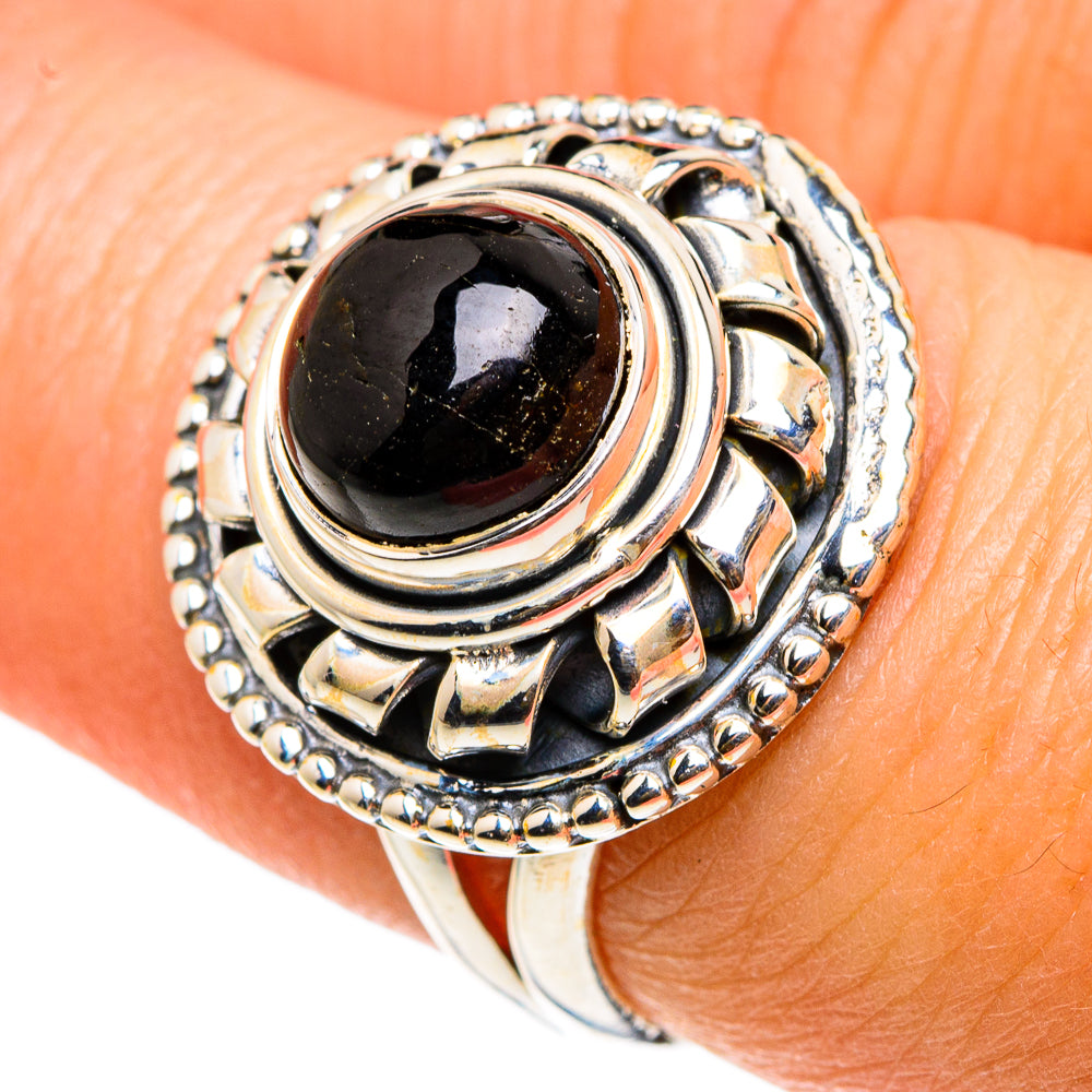 Black Onyx Rings handcrafted by Ana Silver Co - RING83019