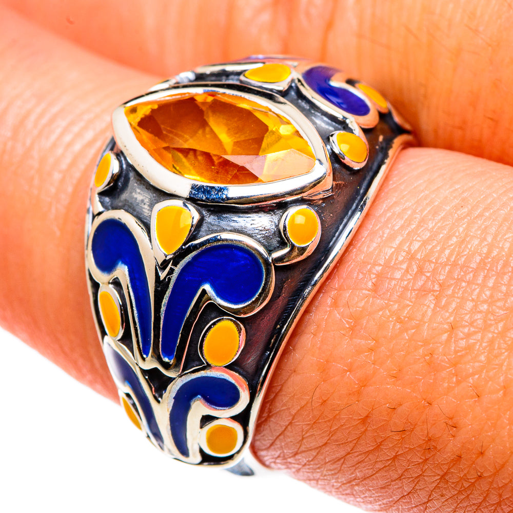 Citrine Rings handcrafted by Ana Silver Co - RING83024