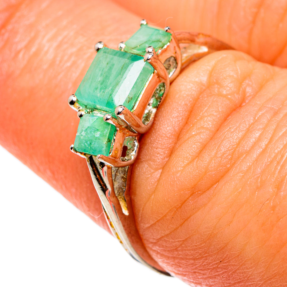 Emerald Rings handcrafted by Ana Silver Co - RING83036