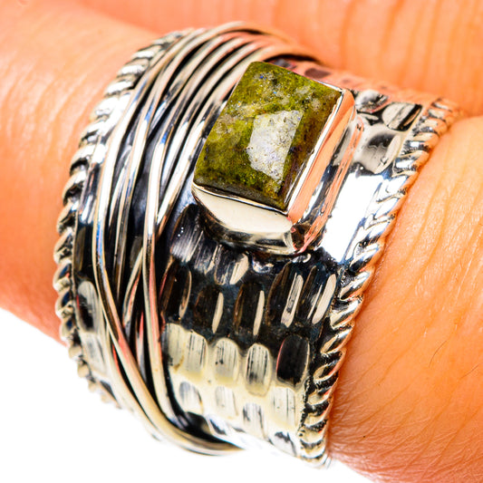 Rainforest Jasper Rings handcrafted by Ana Silver Co - RING83037