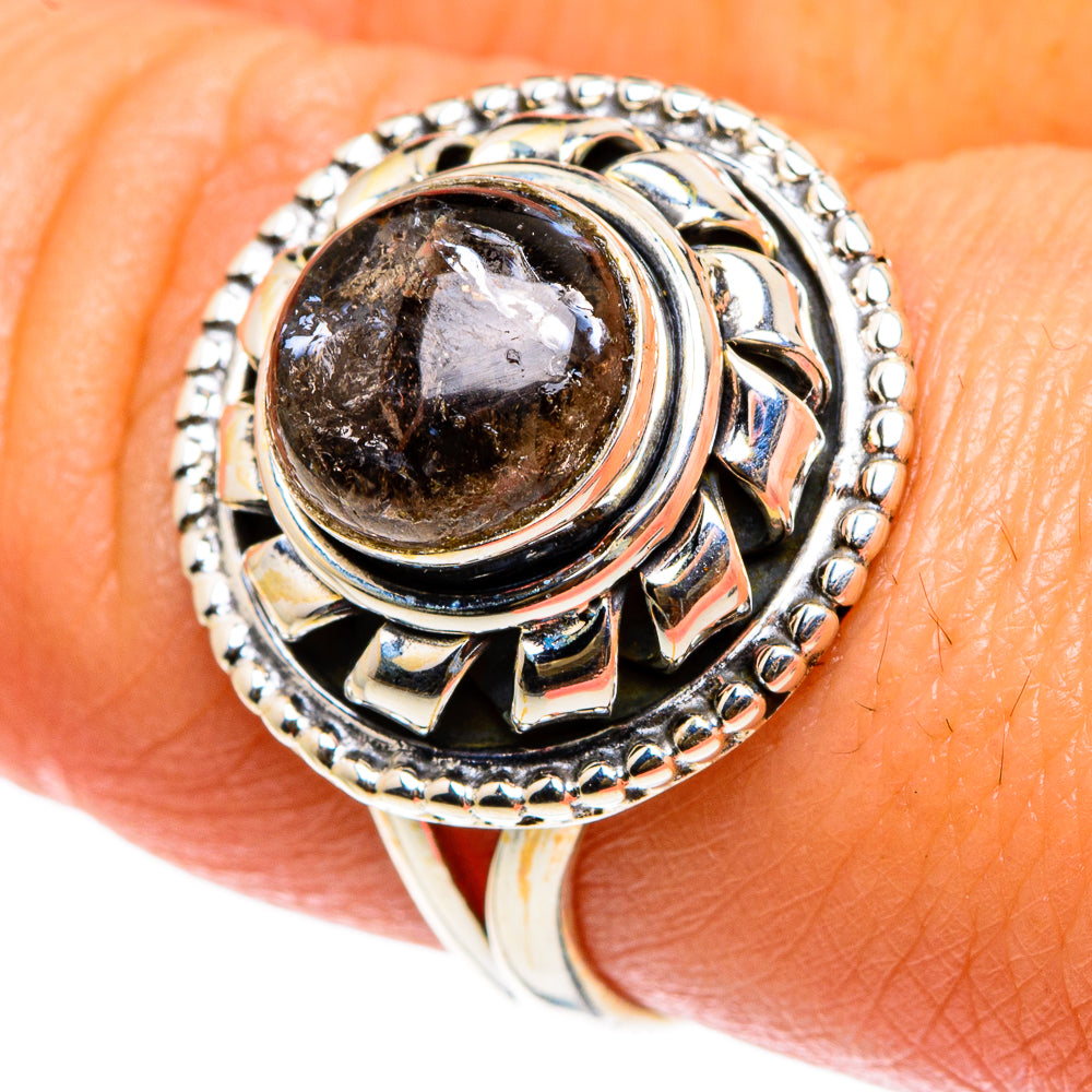 Tourmalinated Quartz Rings handcrafted by Ana Silver Co - RING83040