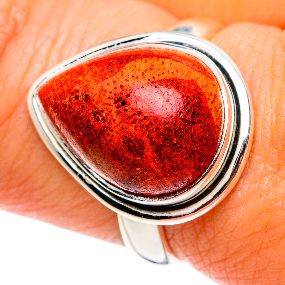 Sponge Coral Rings handcrafted by Ana Silver Co - RING83042
