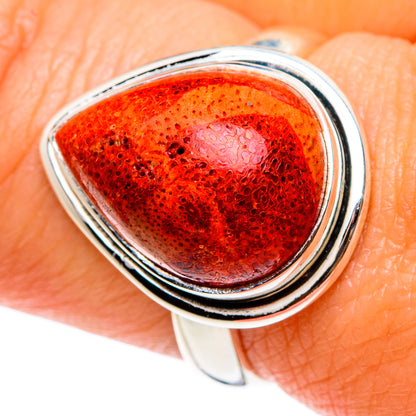 Sponge Coral Rings handcrafted by Ana Silver Co - RING83042