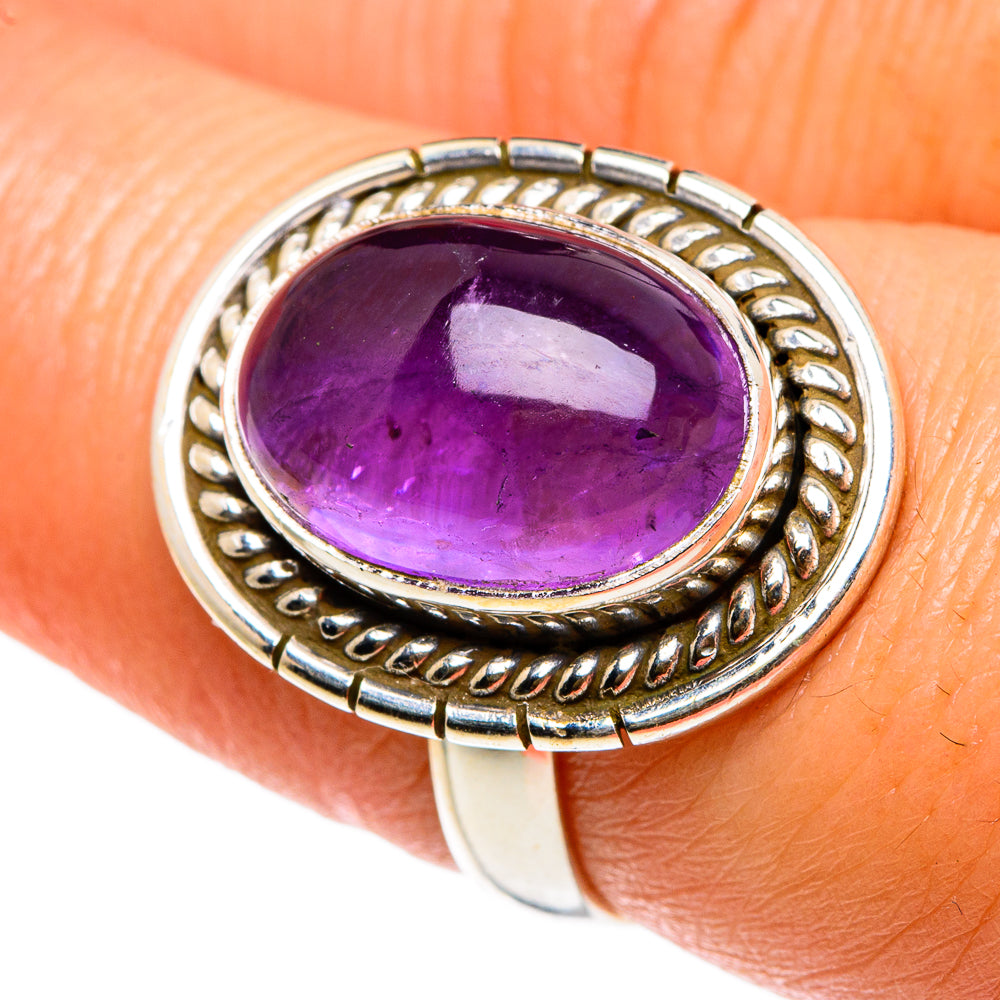 Amethyst Rings handcrafted by Ana Silver Co - RING83049