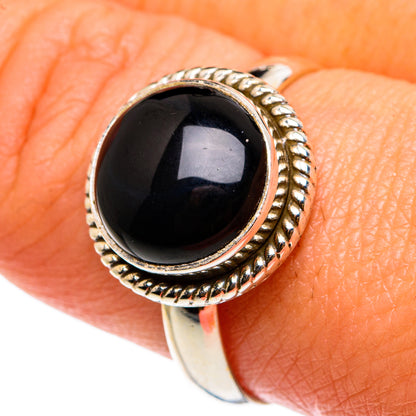 Black Onyx Rings handcrafted by Ana Silver Co - RING83050