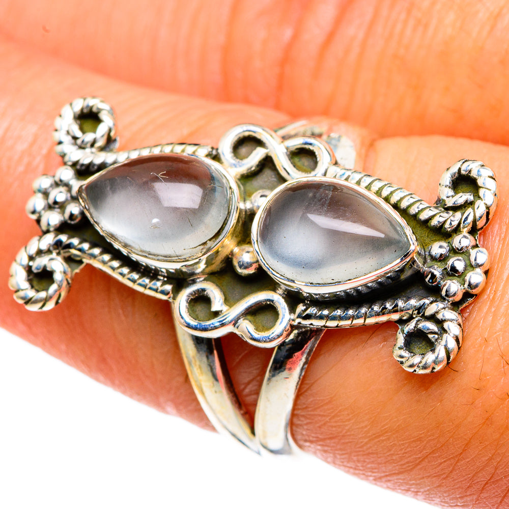 Aquamarine Rings handcrafted by Ana Silver Co - RING83054