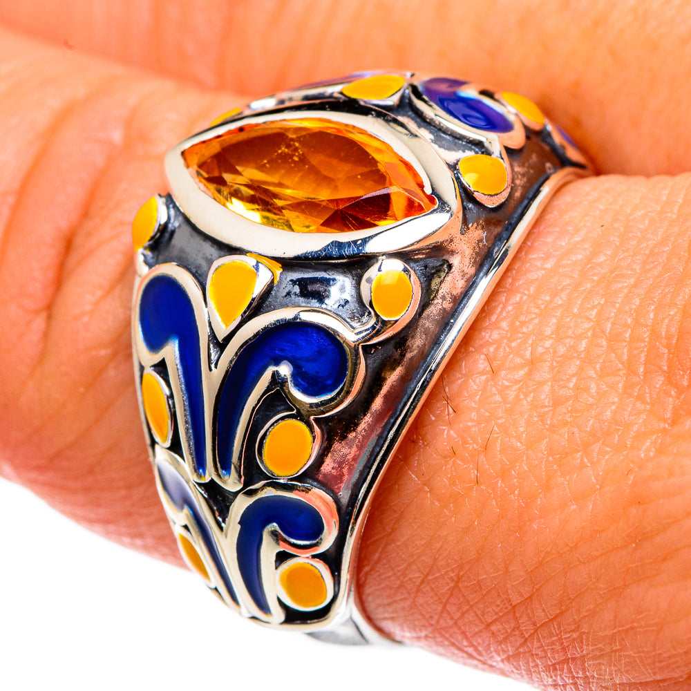 Citrine Rings handcrafted by Ana Silver Co - RING83056