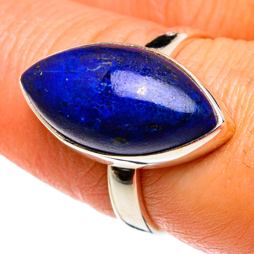 Lapis Lazuli Rings handcrafted by Ana Silver Co - RING83061