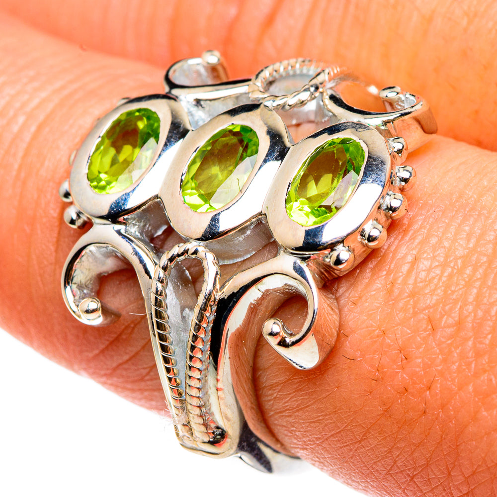 Peridot Rings handcrafted by Ana Silver Co - RING83068