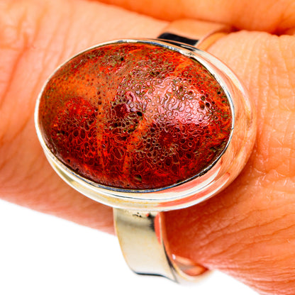 Sponge Coral Rings handcrafted by Ana Silver Co - RING83074