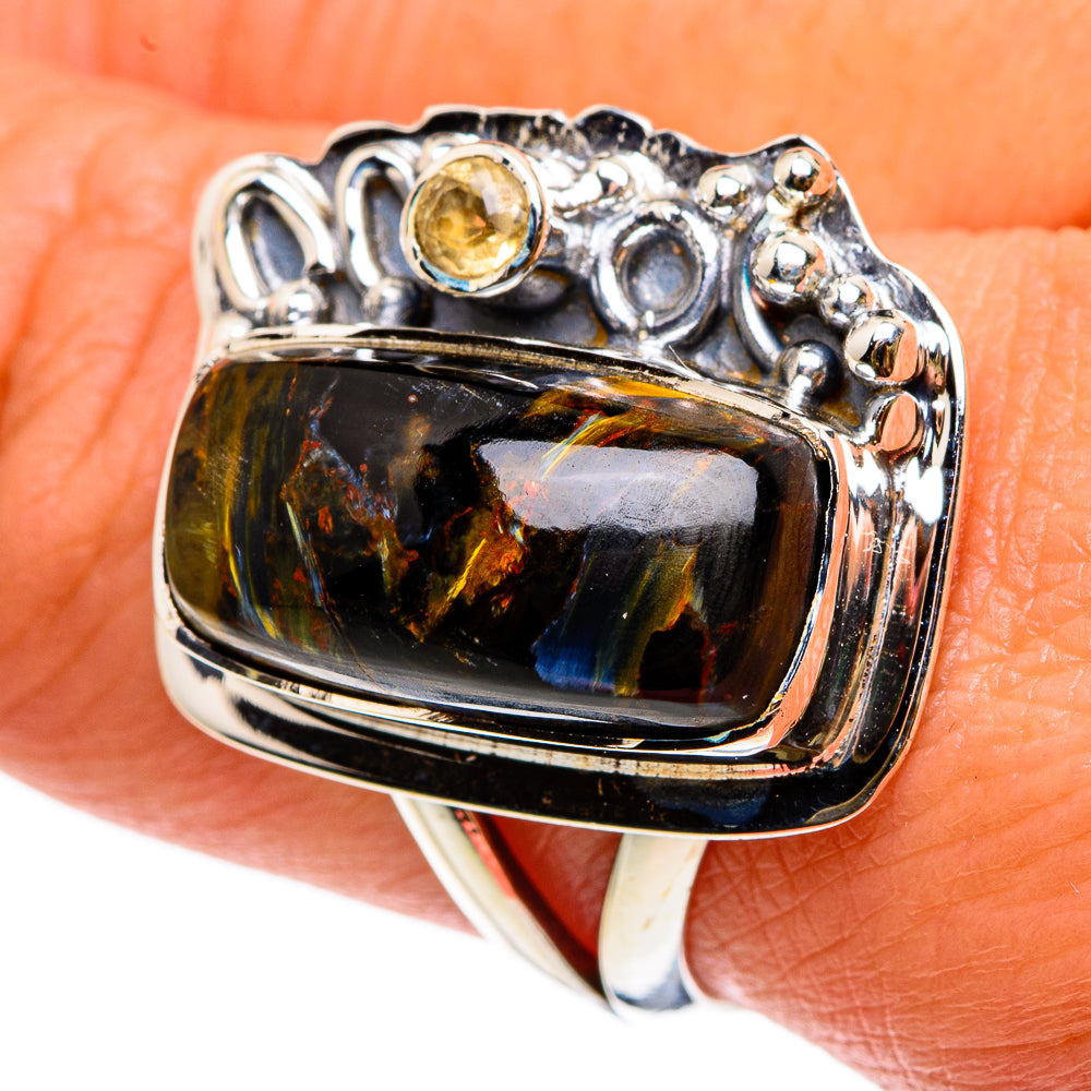 Pietersite Rings handcrafted by Ana Silver Co - RING83083