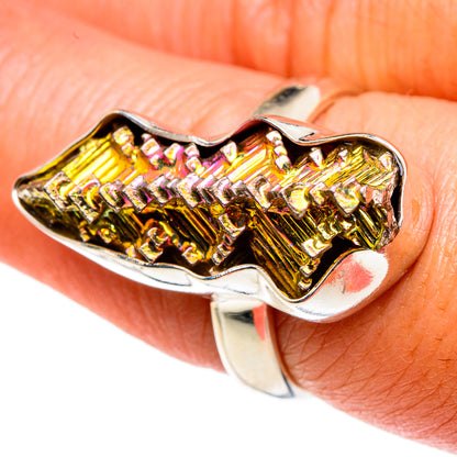 Bismuth Crystal Rings handcrafted by Ana Silver Co - RING83090