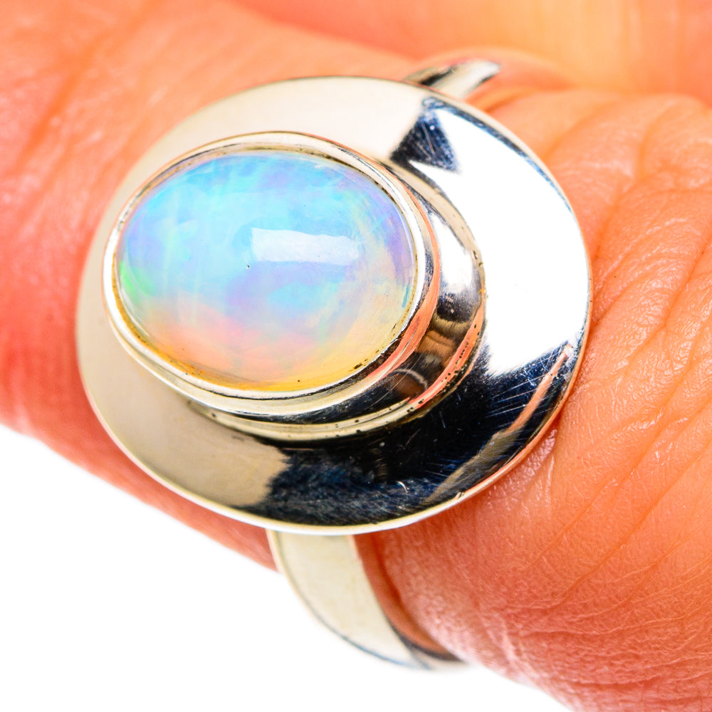 Ethiopian Opal Rings handcrafted by Ana Silver Co - RING83092