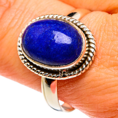 Lapis Lazuli Rings handcrafted by Ana Silver Co - RING83097