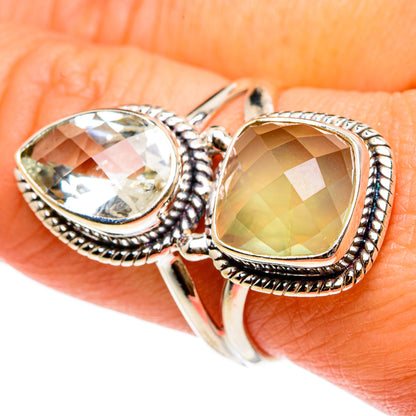 White Quartz Rings handcrafted by Ana Silver Co - RING83101