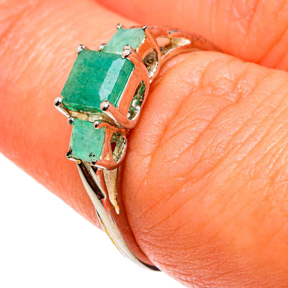 Emerald Rings handcrafted by Ana Silver Co - RING83103