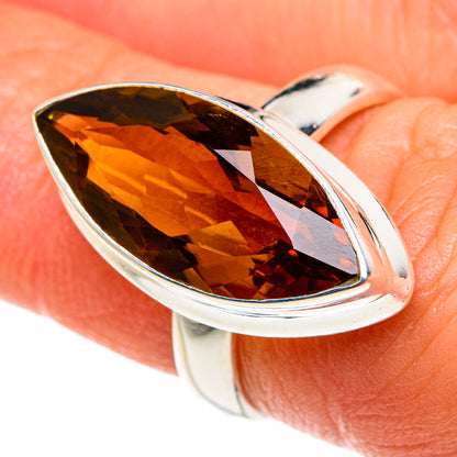 Mandarin Citrine Rings handcrafted by Ana Silver Co - RING83106