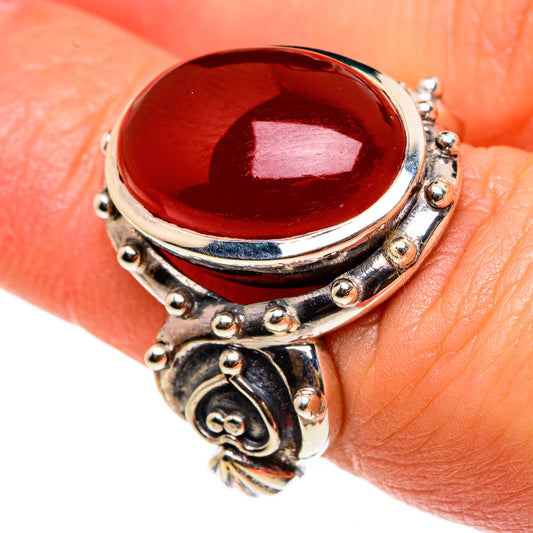 Red Onyx Rings handcrafted by Ana Silver Co - RING83107