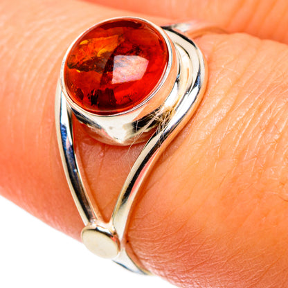 Baltic Amber Rings handcrafted by Ana Silver Co - RING83109