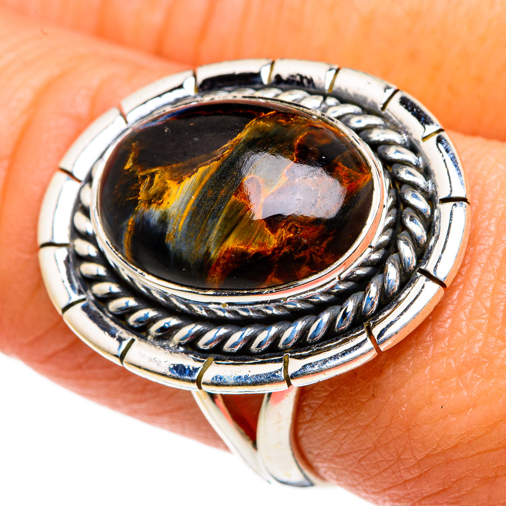 Pietersite Rings handcrafted by Ana Silver Co - RING83116