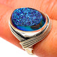 Titanium Druzy Rings handcrafted by Ana Silver Co - RING83125