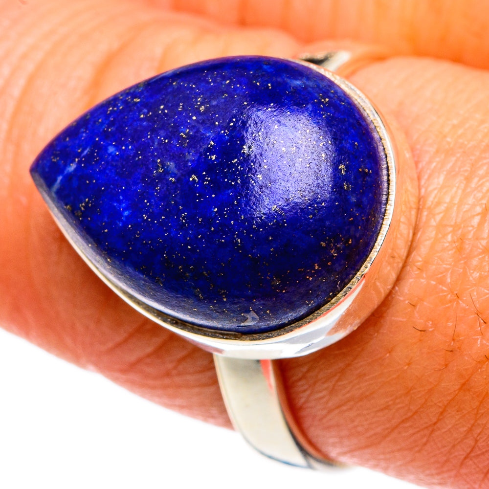 Lapis Lazuli Rings handcrafted by Ana Silver Co - RING83127