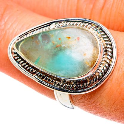 Peruvian Opal Rings handcrafted by Ana Silver Co - RING83128