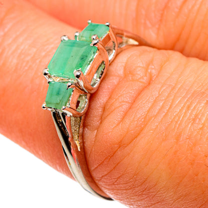 Emerald Rings handcrafted by Ana Silver Co - RING83133