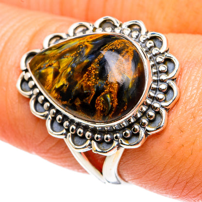 Pietersite Rings handcrafted by Ana Silver Co - RING83146