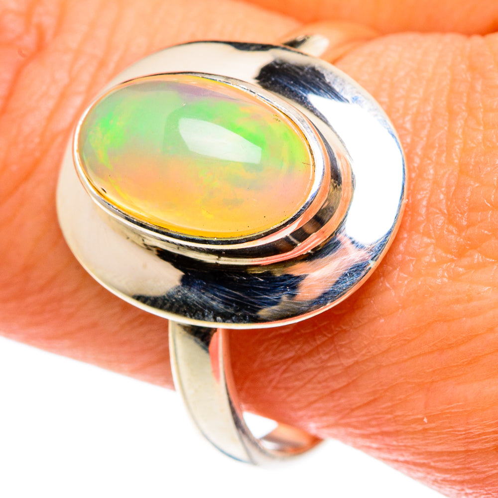 Ethiopian Opal Rings handcrafted by Ana Silver Co - RING83152