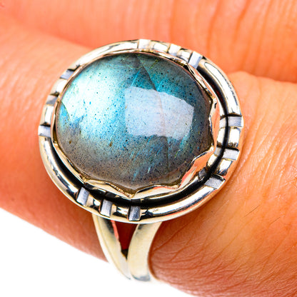 Labradorite Rings handcrafted by Ana Silver Co - RING83157
