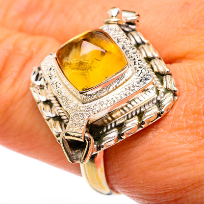 Citrine Rings handcrafted by Ana Silver Co - RING83173