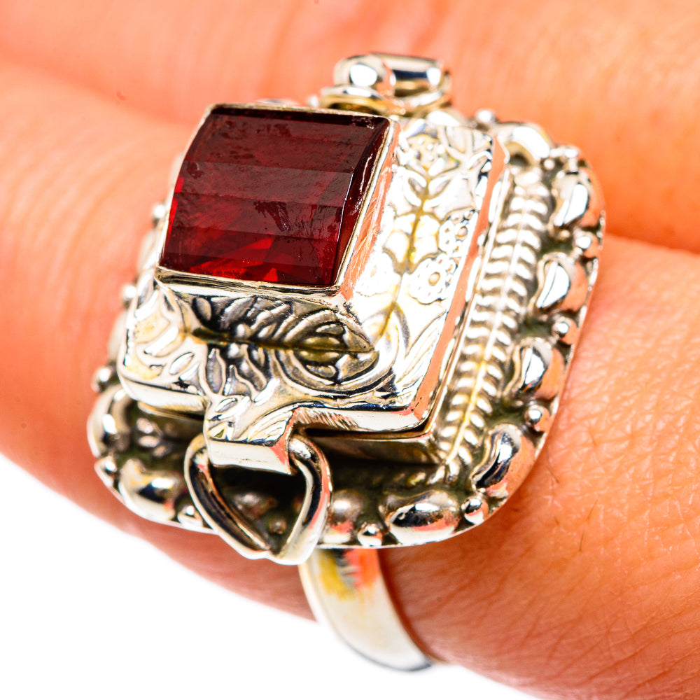 Garnet Rings handcrafted by Ana Silver Co - RING83176