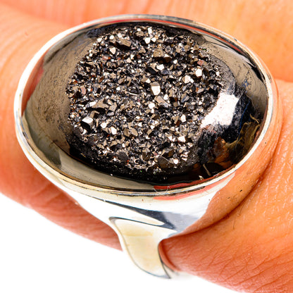 Metallic Druzy Rings handcrafted by Ana Silver Co - RING83181