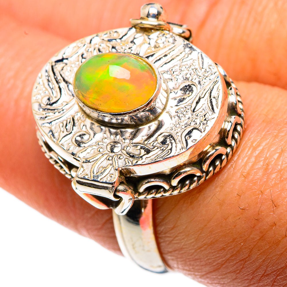 Ethiopian Opal Rings handcrafted by Ana Silver Co - RING83187