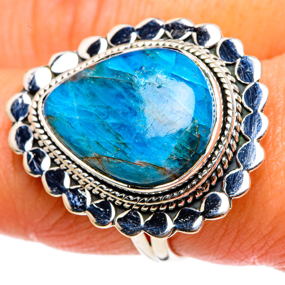 Chrysocolla Rings handcrafted by Ana Silver Co - RING83191