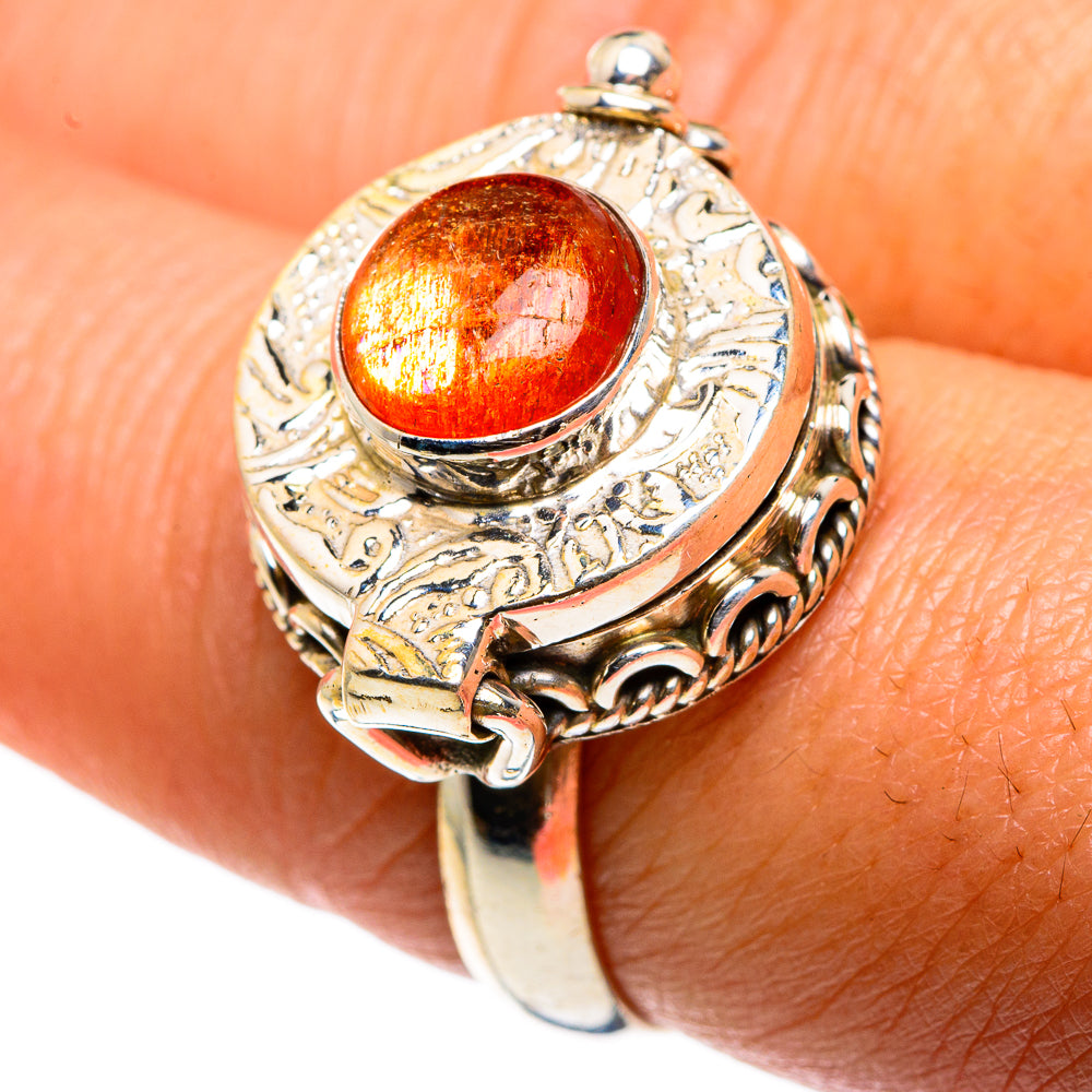 Sunstone Rings handcrafted by Ana Silver Co - RING83207