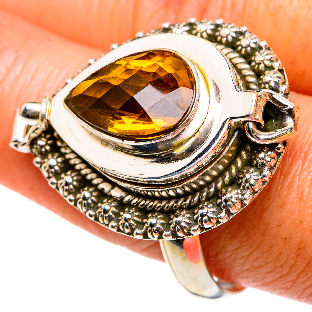 Citrine Rings handcrafted by Ana Silver Co - RING83209