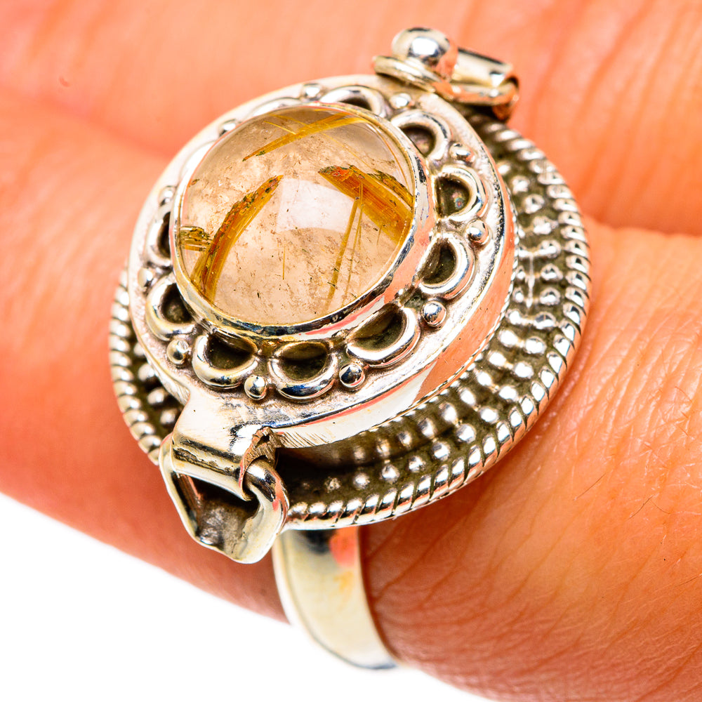 Rutilated Quartz Rings handcrafted by Ana Silver Co - RING83214