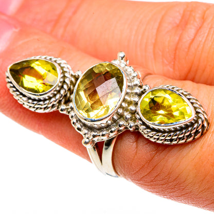 Citrine Rings handcrafted by Ana Silver Co - RING83231