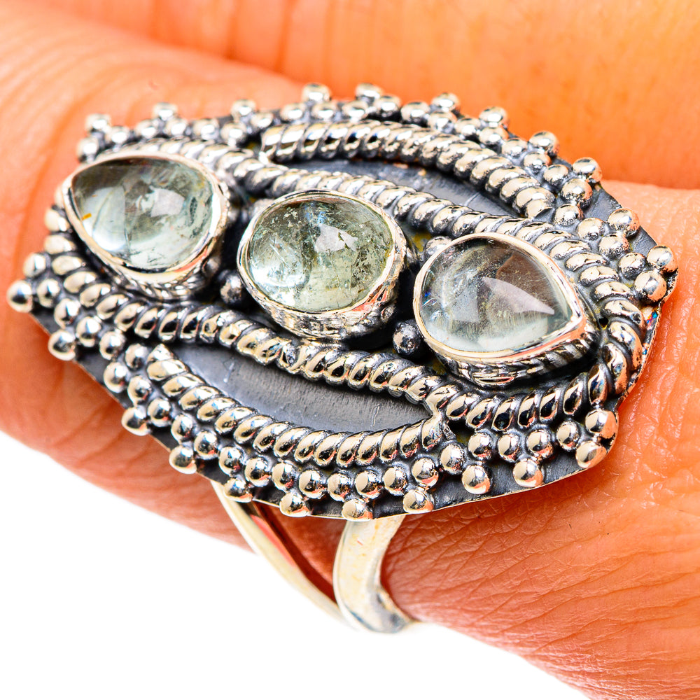 Aquamarine Rings handcrafted by Ana Silver Co - RING83233