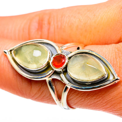 Prehnite Rings handcrafted by Ana Silver Co - RING83245