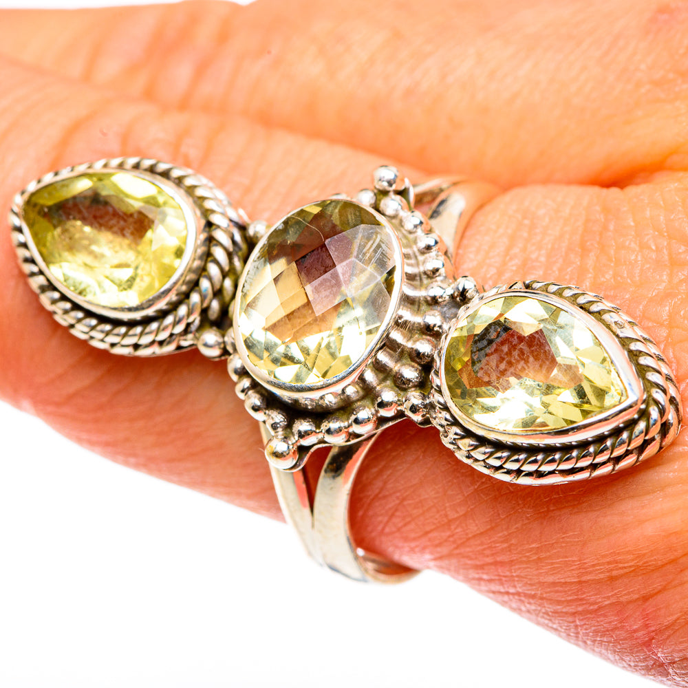 Citrine Rings handcrafted by Ana Silver Co - RING83260