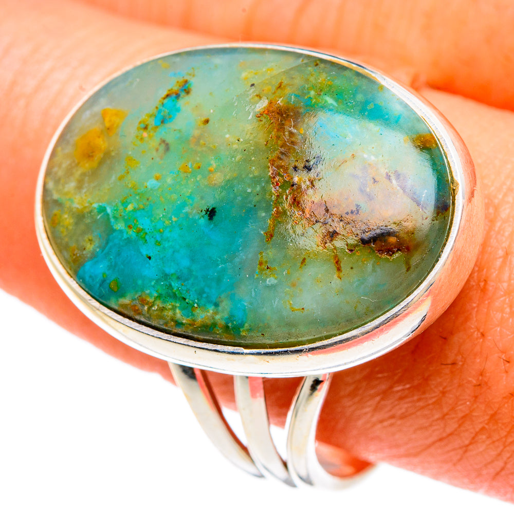 Peruvian Opal Rings handcrafted by Ana Silver Co - RING83263